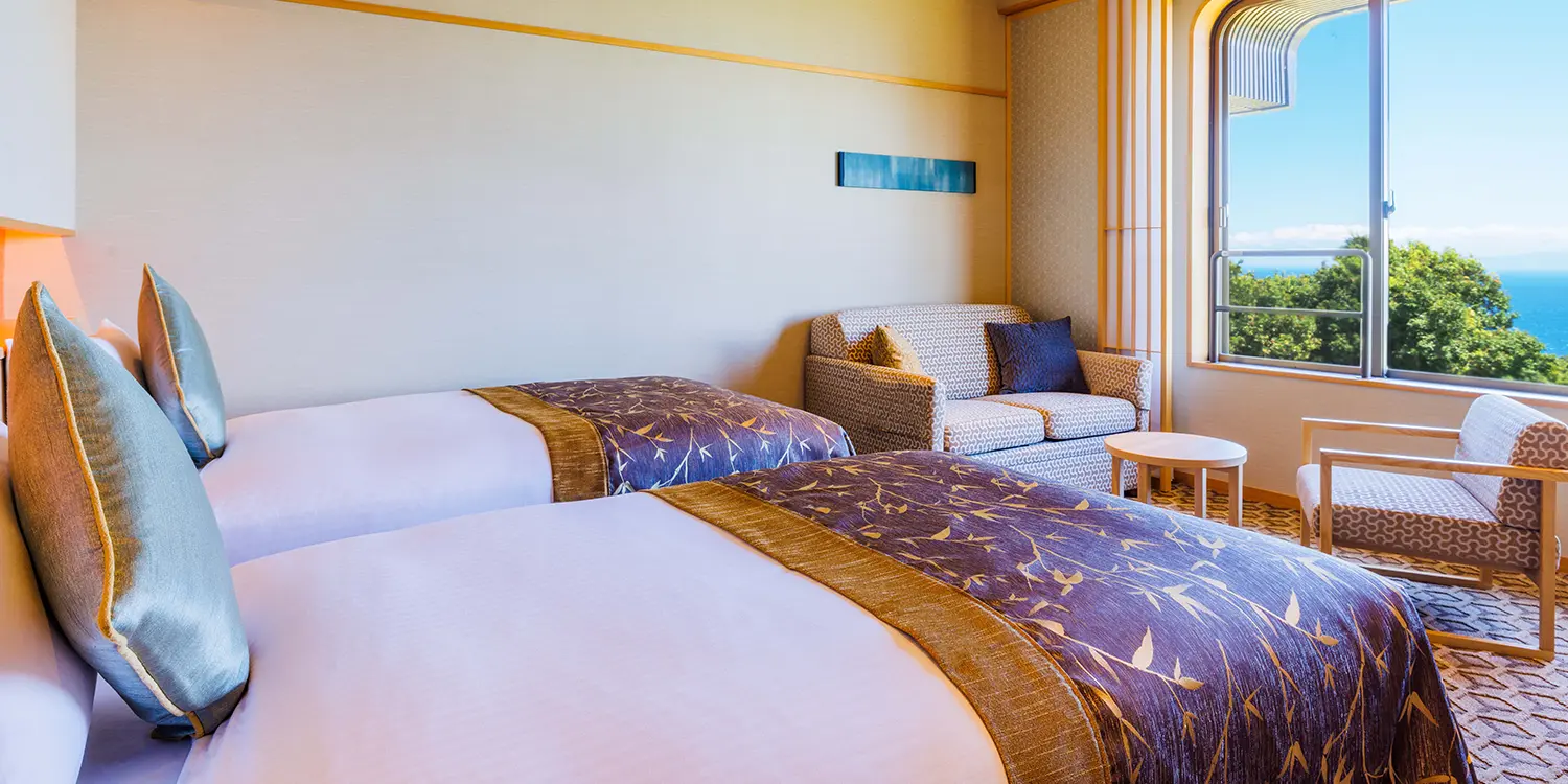 【オーシャンビュー】スーペリアツイン(シャワーブース付)