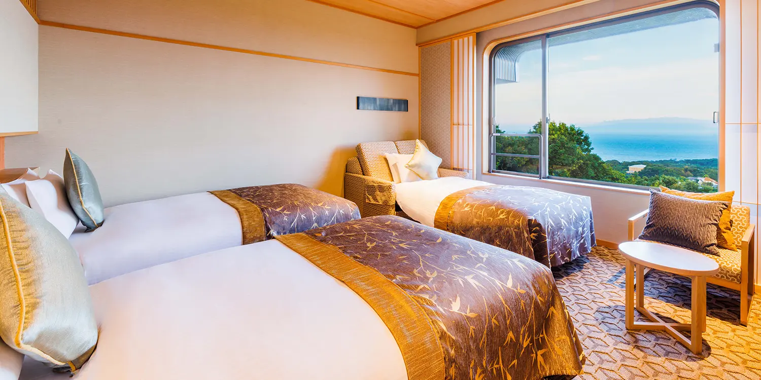 【オーシャンビュー】スーペリアツイン(シャワーブース付)