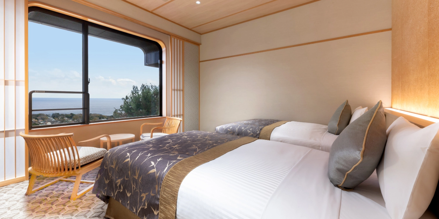 【オーシャンビュー】スーペリアツイン(シャワーブース付)