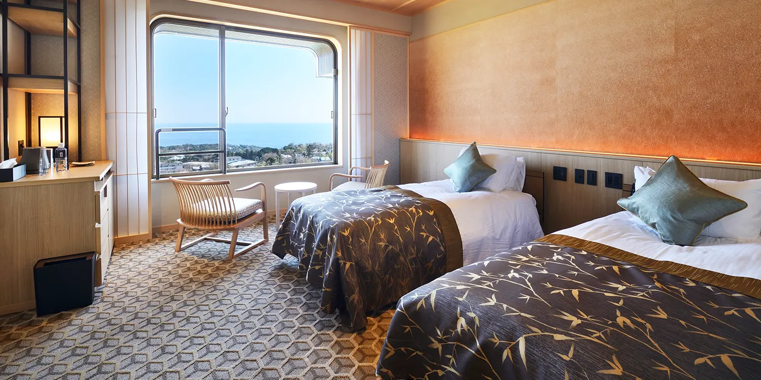 【オーシャンビュー】スーペリアユニバーサルツイン(バス付)