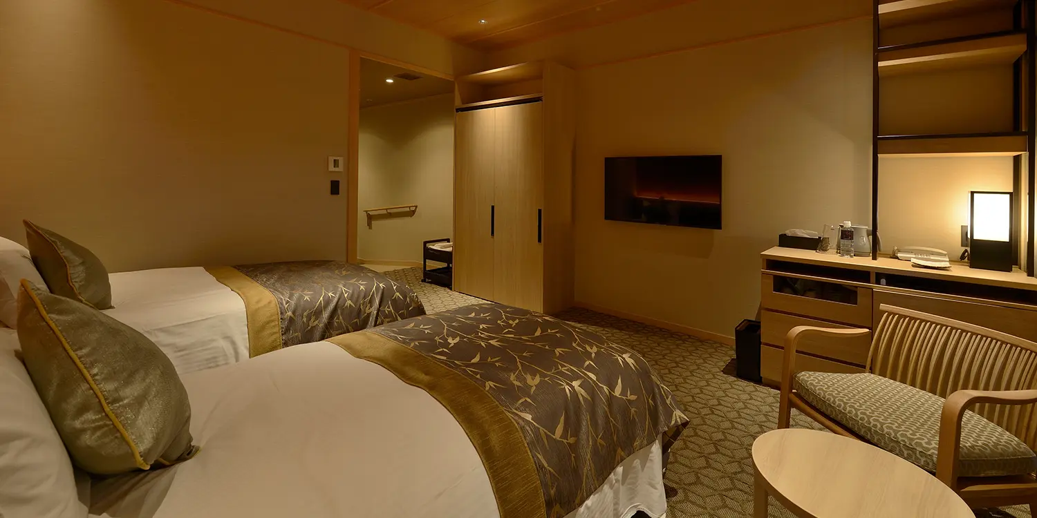 【オーシャンビュー】スーペリアユニバーサルツイン(バス付)