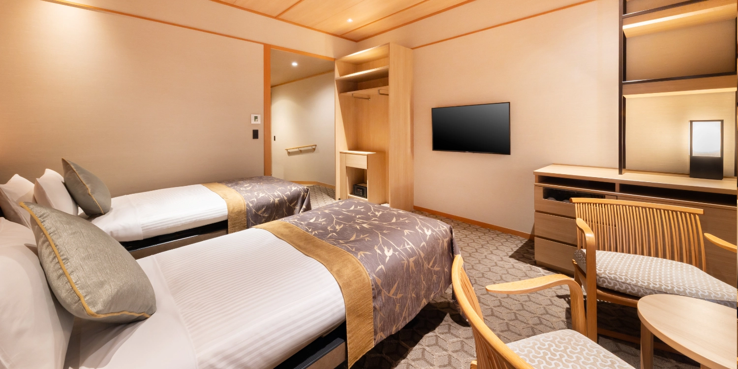 【オーシャンビュー】スーペリアユニバーサルツイン(バス付)