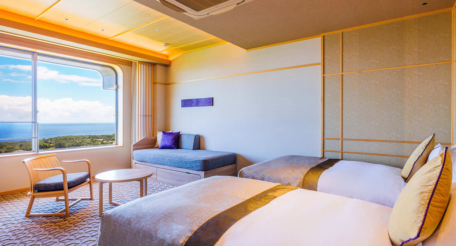 【With hot spring open-air bath】 Premium Twin Room/52 ㎡