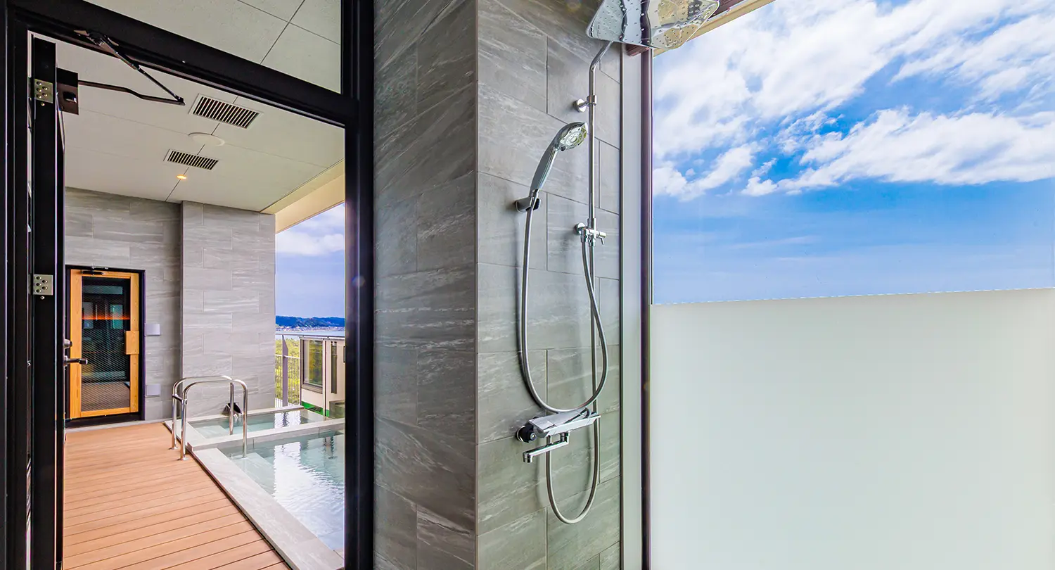 露天風呂付デラックスルーム（サウナ付）