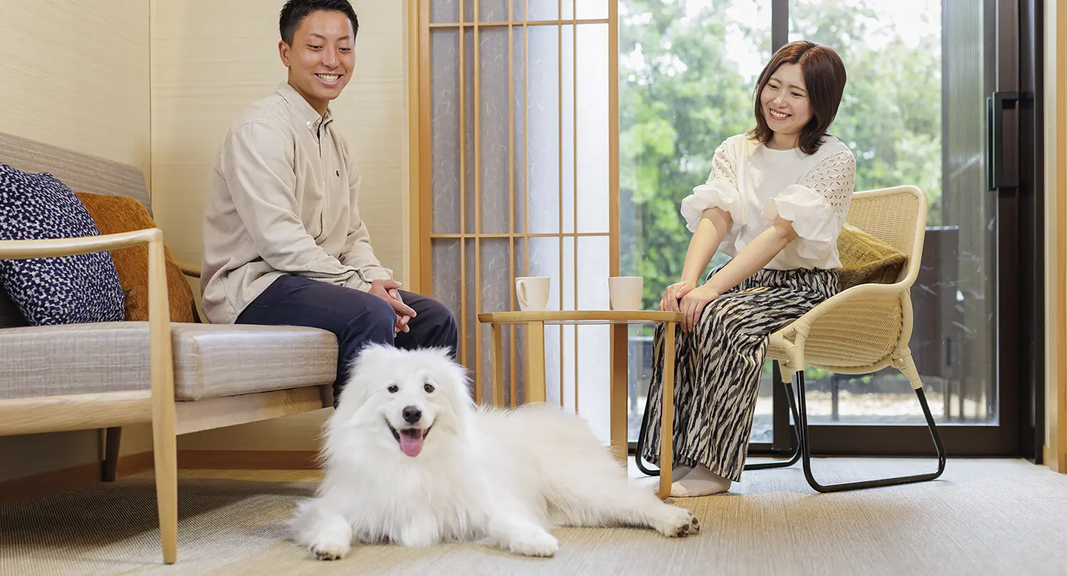 ドッグフレンドリールーム（露天風呂付ツインルーム）