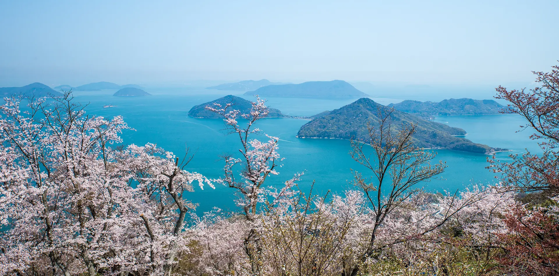 紫雲出山から望む瀬戸内海