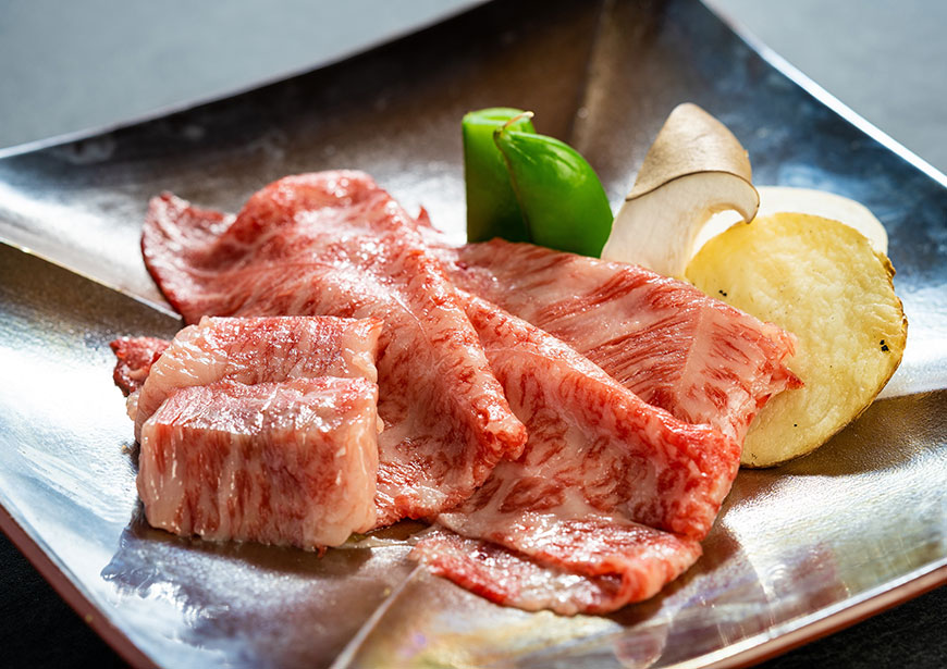 【スタンダード】お肉大好き！オリーブ牛の鉄板焼付き会席プラン