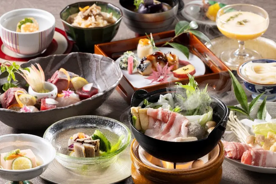 【季節の会席】瀬戸内の食材を彩りとともに楽しむ会席　秋
