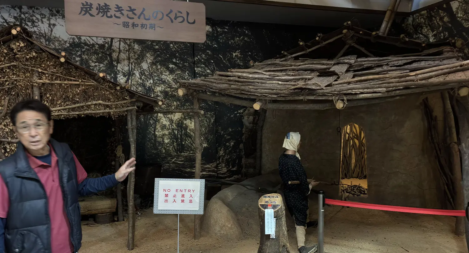 紀州備長炭記念公園で備長炭風鈴づくり体験