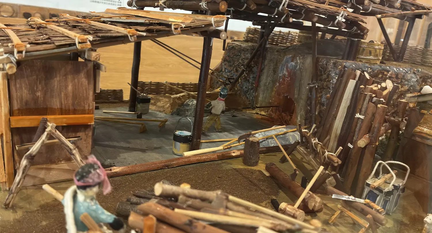 紀州備長炭記念公園で備長炭風鈴づくり体験