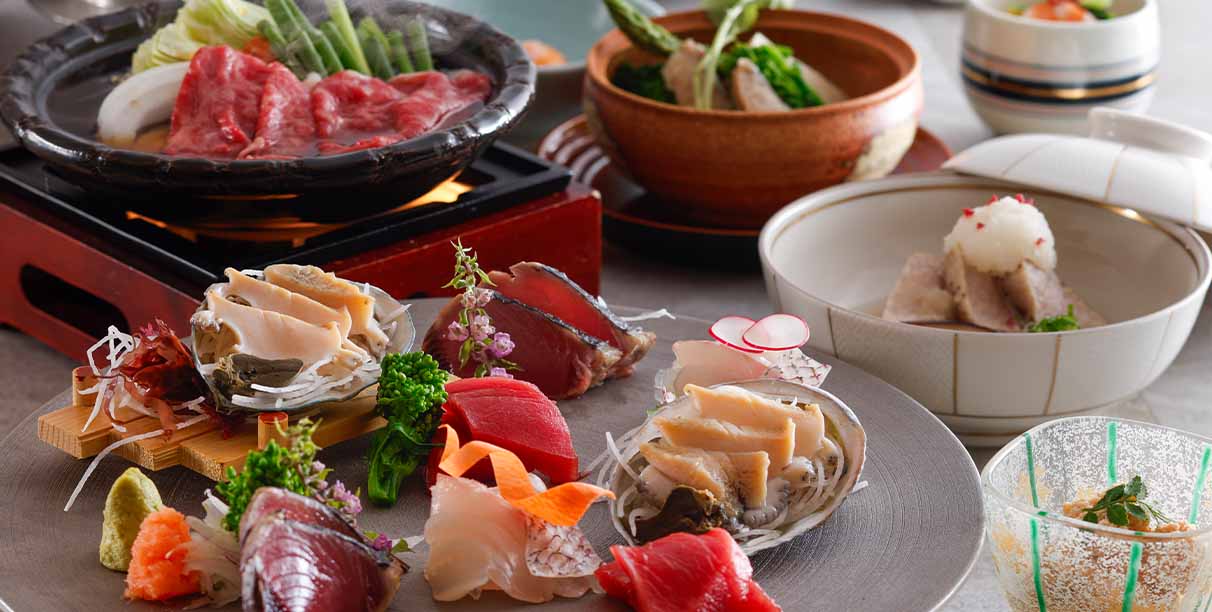 享受纪州珍贵海鲜的季节色彩。