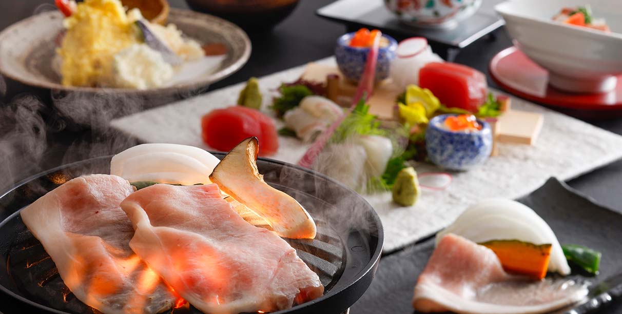 Taste of Kishu to enjoy the seasonal delicacies of the mountains and seas 【Seasonal kaiseki】