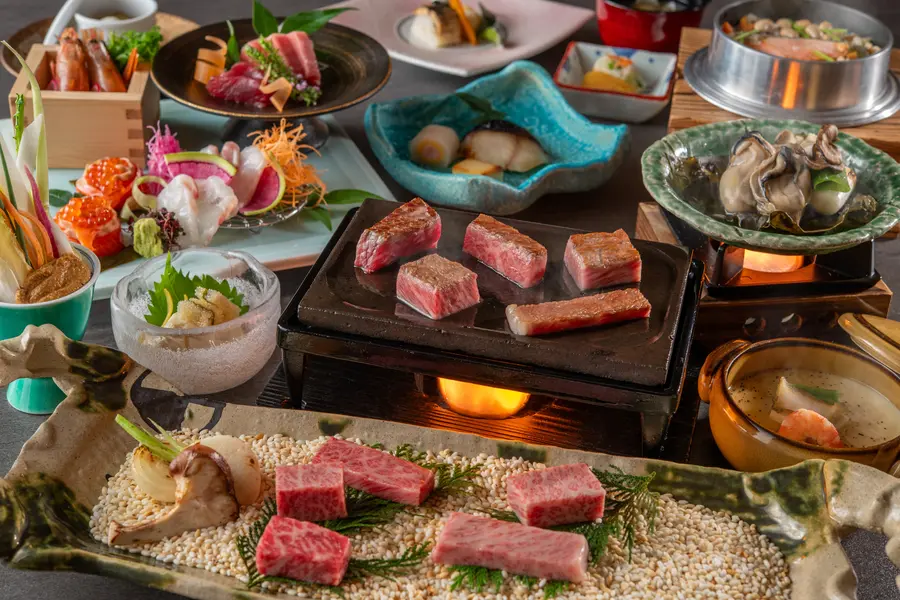 A refined moment brought to life by Tochigi's ingredients and local sake.
