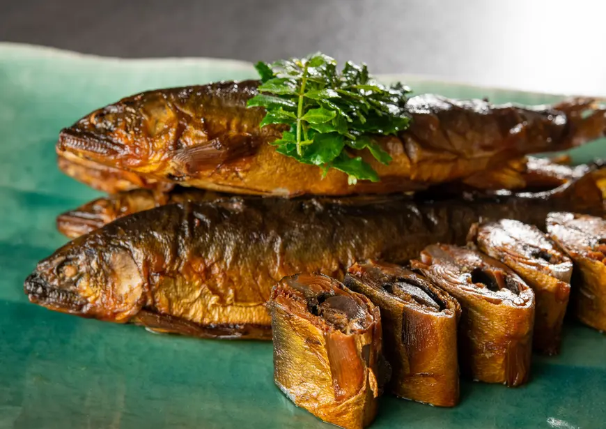 Sweet-Braised Kitsuregawa Ayu