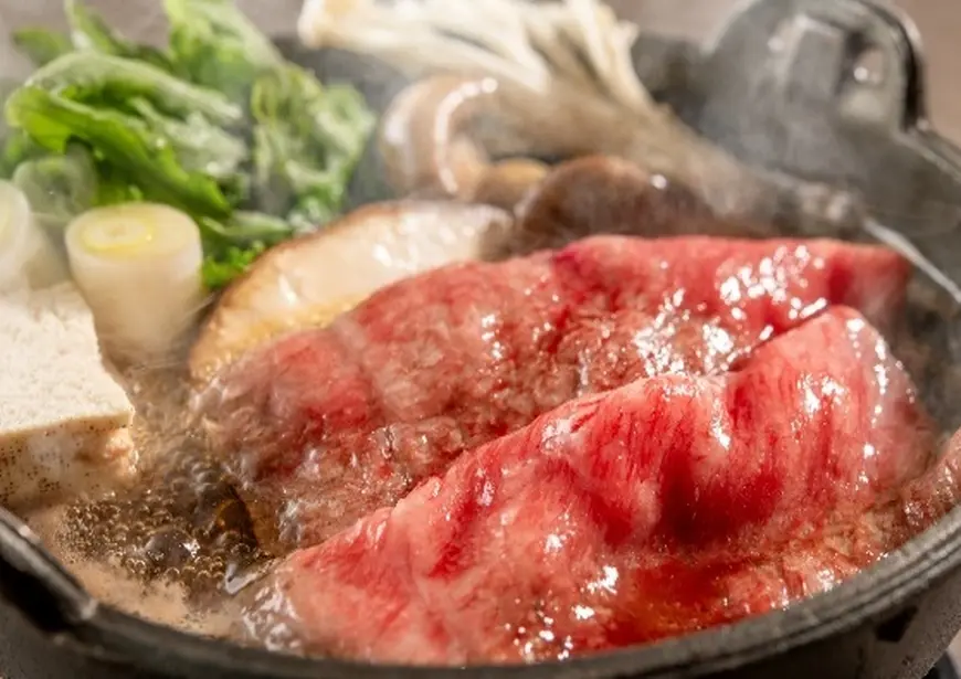 [Local Delights Kaiseki Course] Enjoy the flavors of Tochigi with Tochigi Wagyu beef sukiyaki.