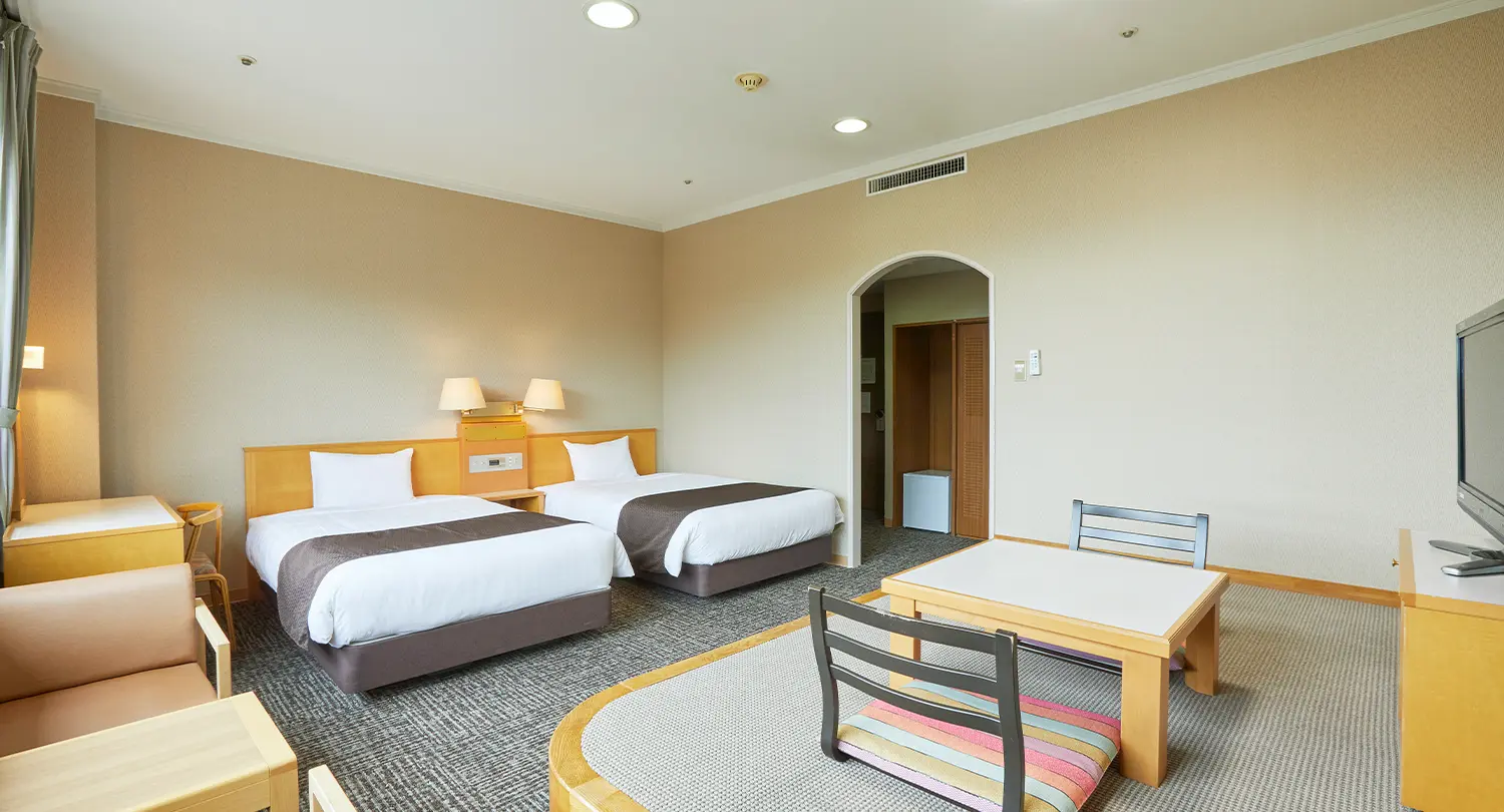 洋室ツイン(バス付)