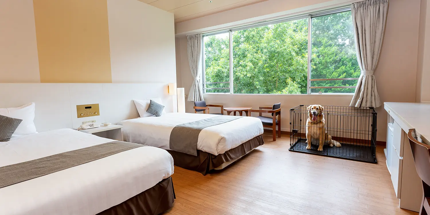 ワンちゃんルーム洋室ツイン