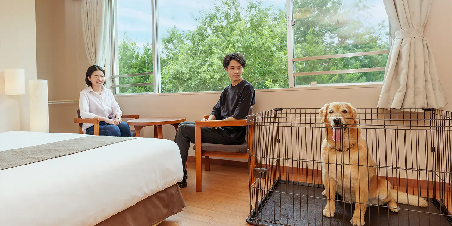 ワンちゃんルーム洋室ツイン