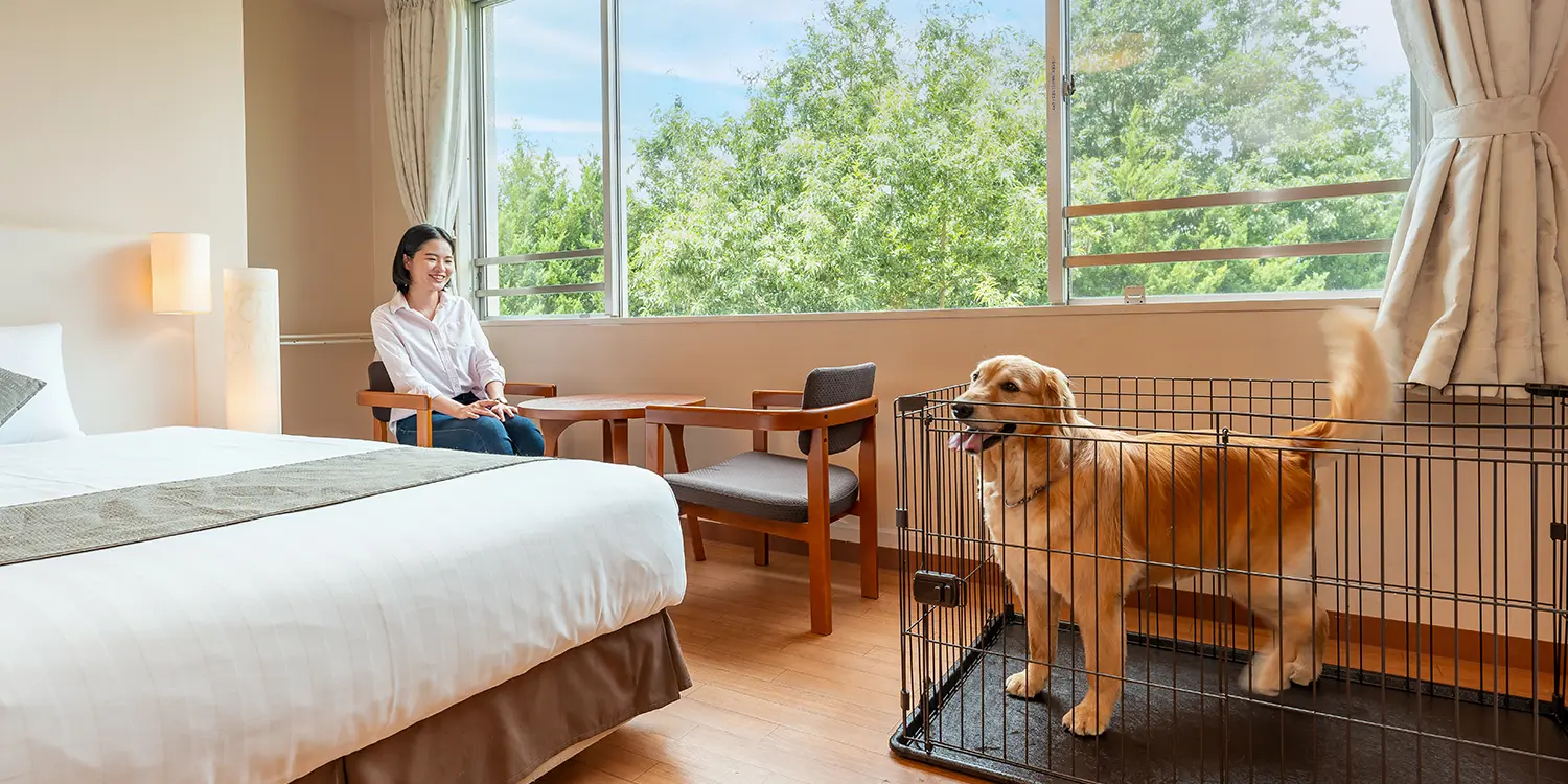 ワンちゃんルーム洋室ツイン