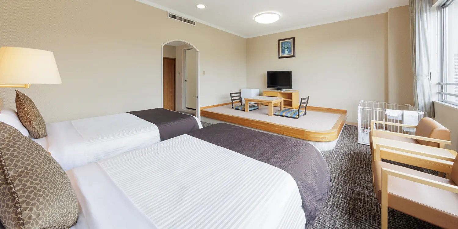 ワンちゃんルーム洋室ツイン（バス付）