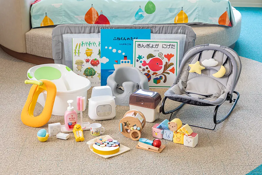 充実のアメニティー、備品
