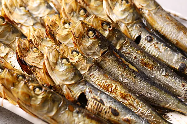 うるめイワシの丸干し焼き