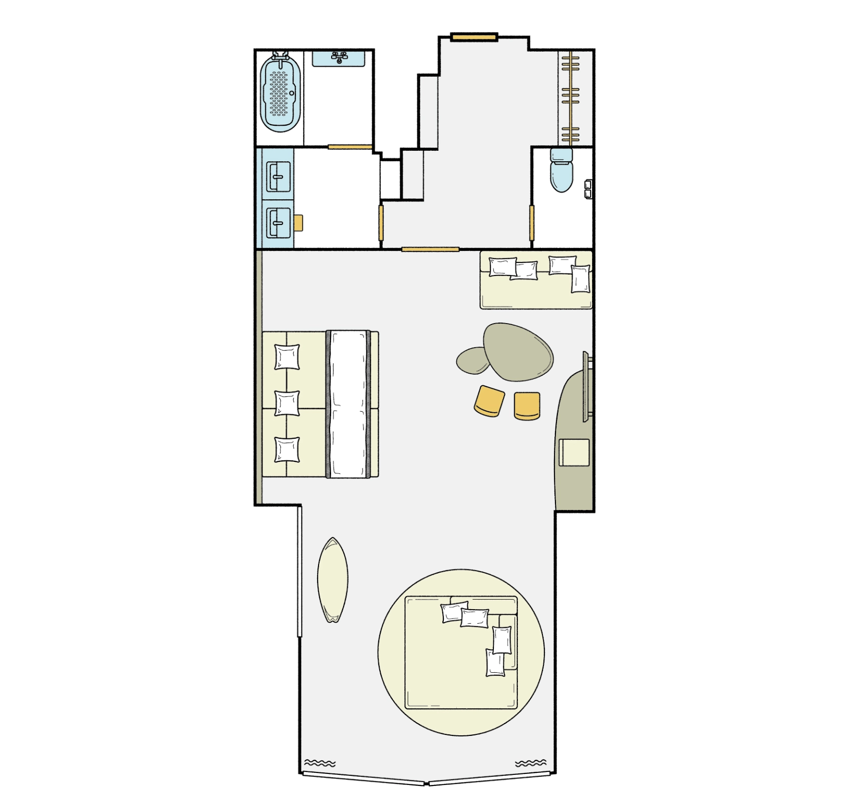 キッズルーム（バス付）