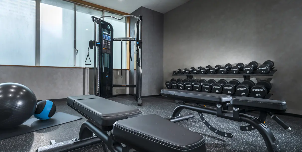 Strength training area