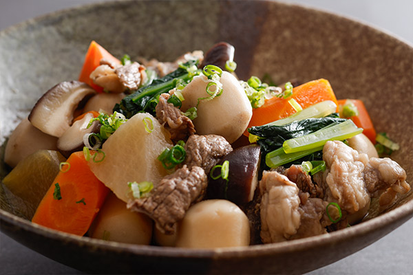 熊野牛と里芋・大根田舎煮