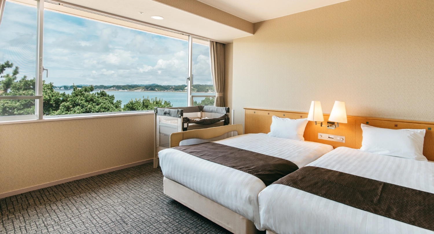 "Welcome Baby's Inn" certified Japanese-Western-Style Room With Bath
