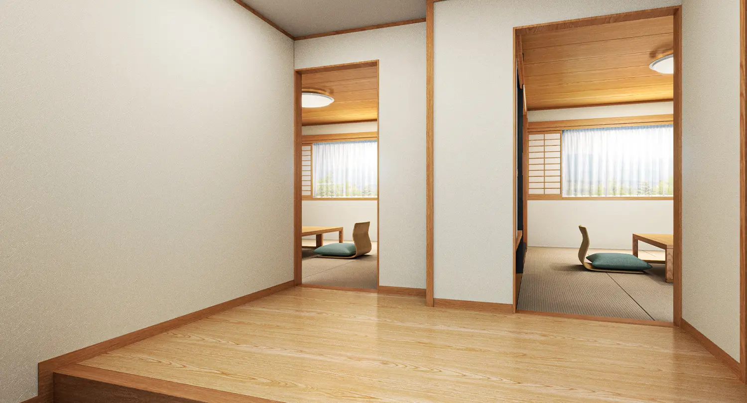 和室(10畳+8畳)バス無し