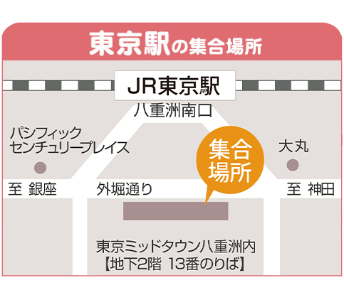 12月1日からの東京駅乗車場所