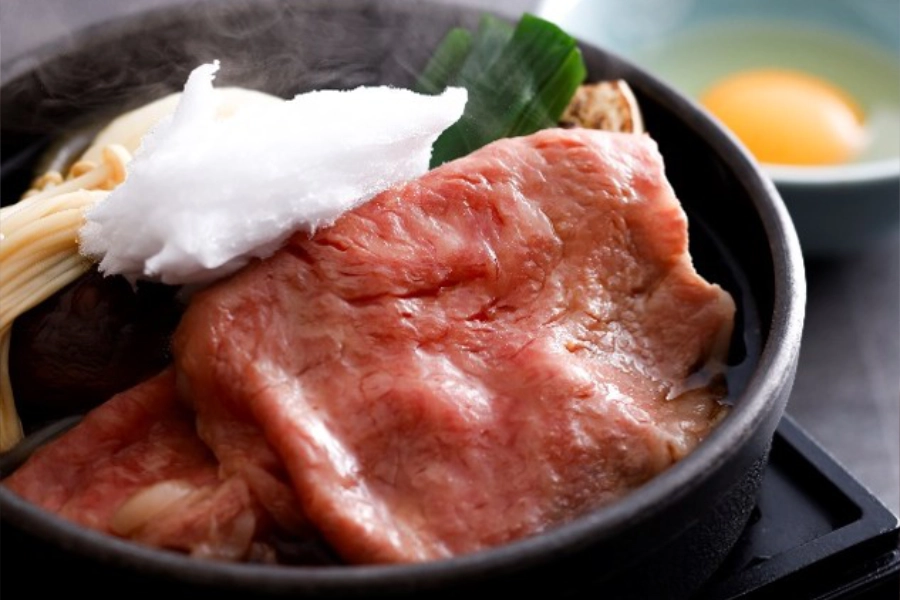 【冬の特別会席】熊野牛蒸篭蒸しと伊勢海老、勝浦鮮魚のお造り会席