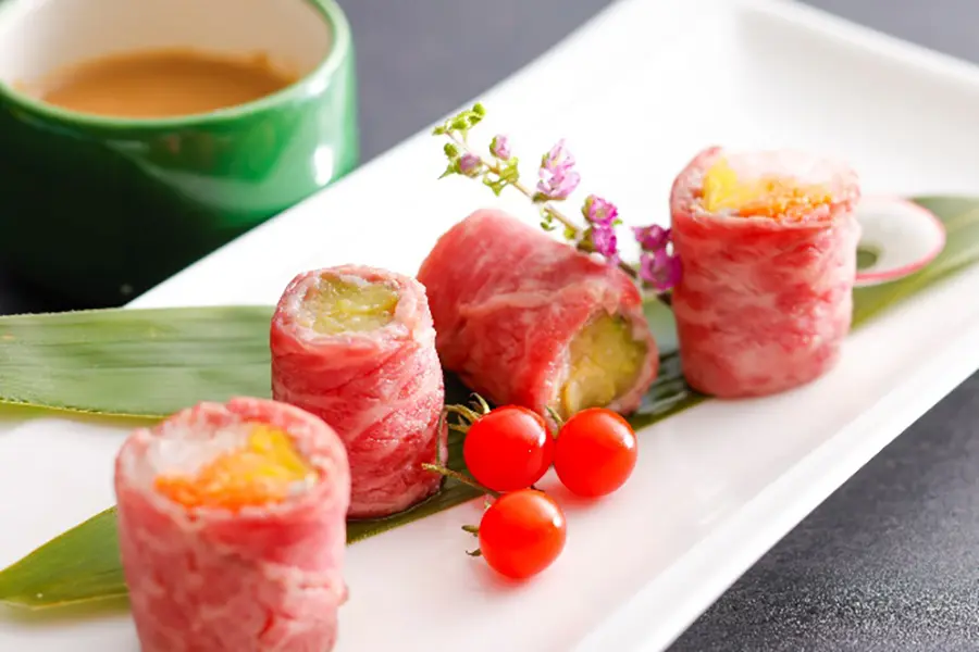 【夏の特別会席】熊野牛蒸篭蒸しと伊勢海老、勝浦鮮魚のお造り会席