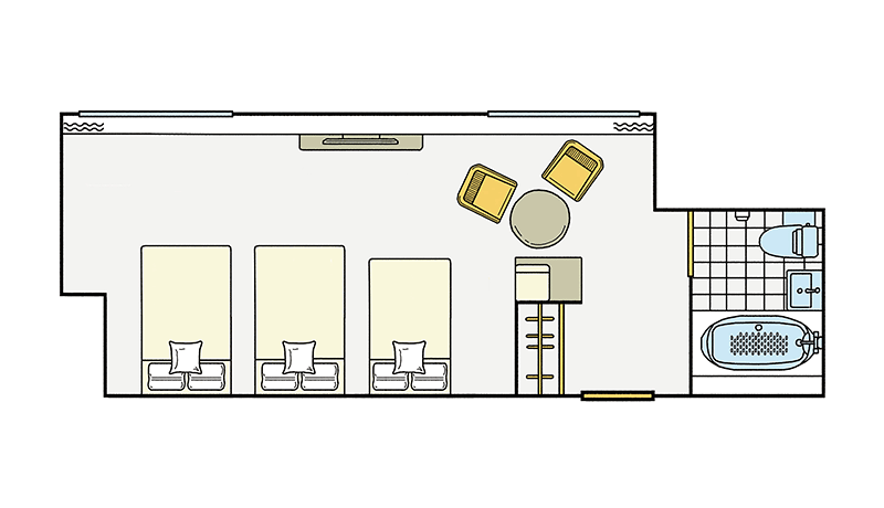 客室レイアウト