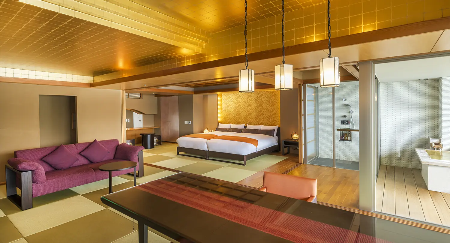 【温泉展望露天風呂付】コーナースイート（オーシャンビュー）