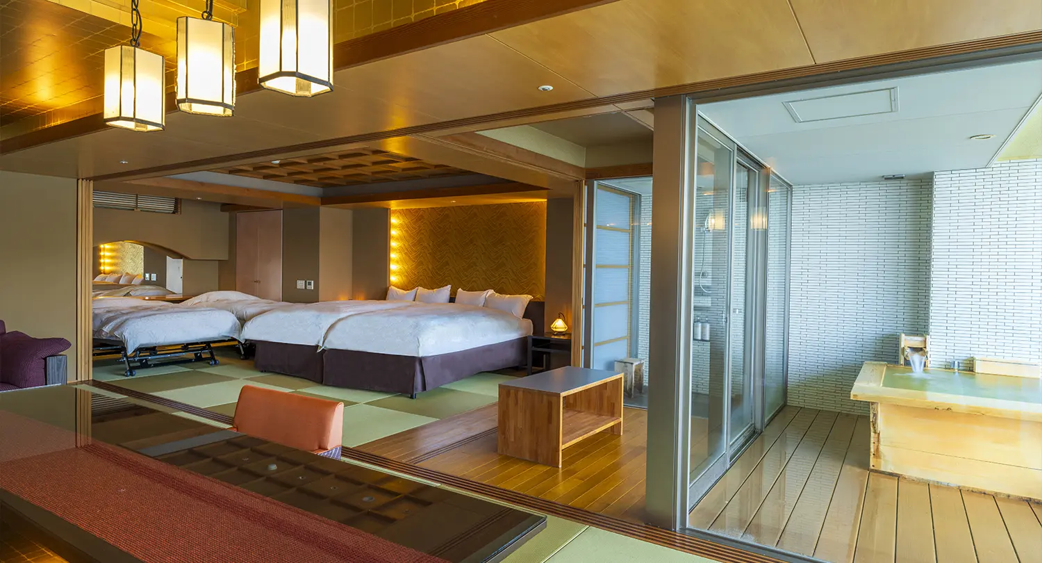 【温泉展望露天風呂付】コーナースイート（オーシャンビュー）