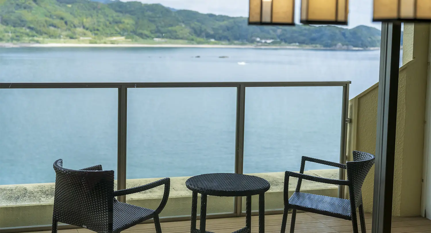 【温泉展望露天風呂付】コーナースイート（オーシャンビュー）