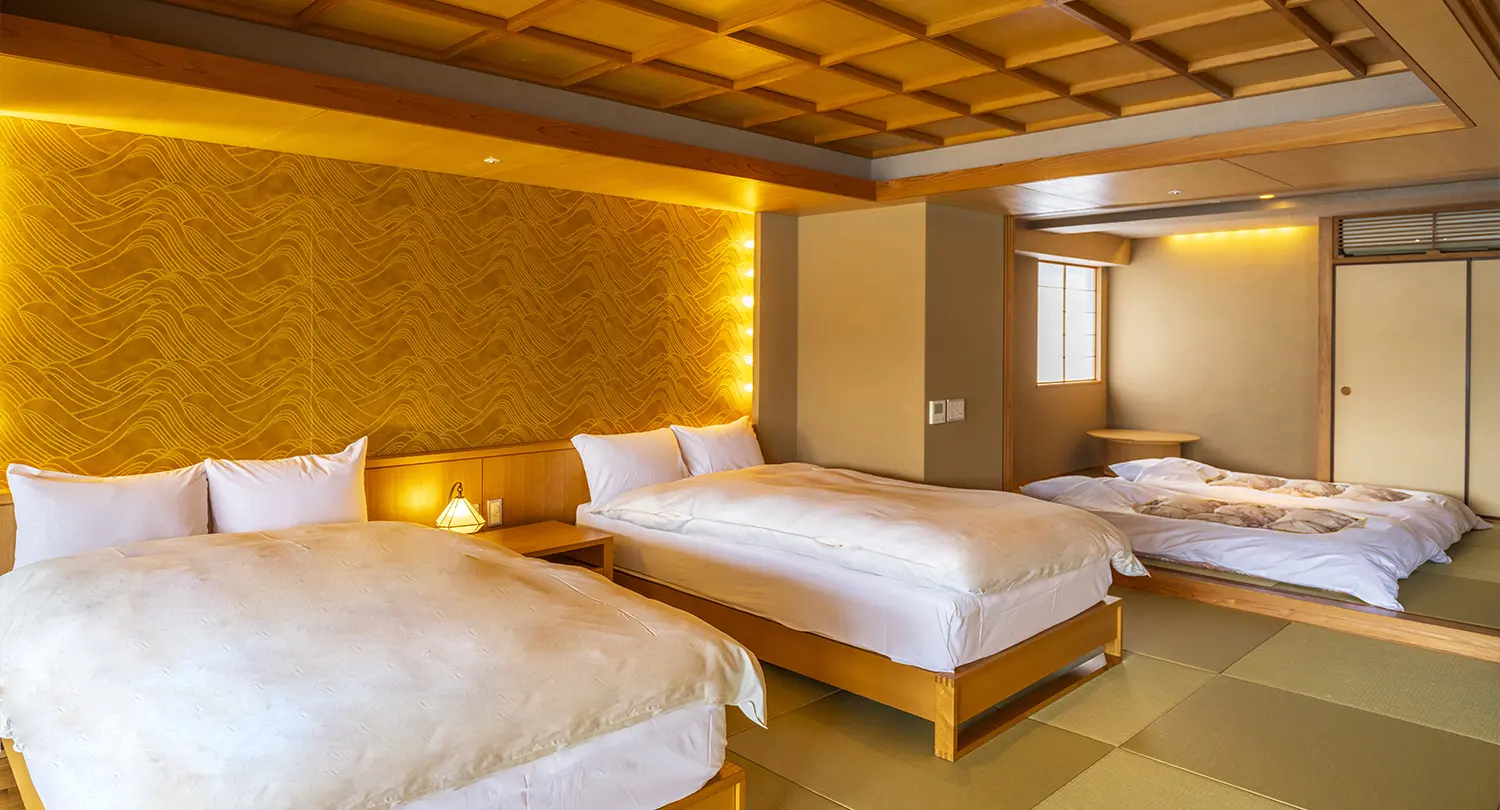 【温泉展望露天風呂付】デラックスコーナースイート（オーシャンビュー）