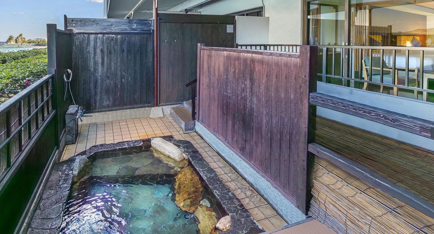 【温泉露天風呂付】デラックスツイン（オーシャンビュー）