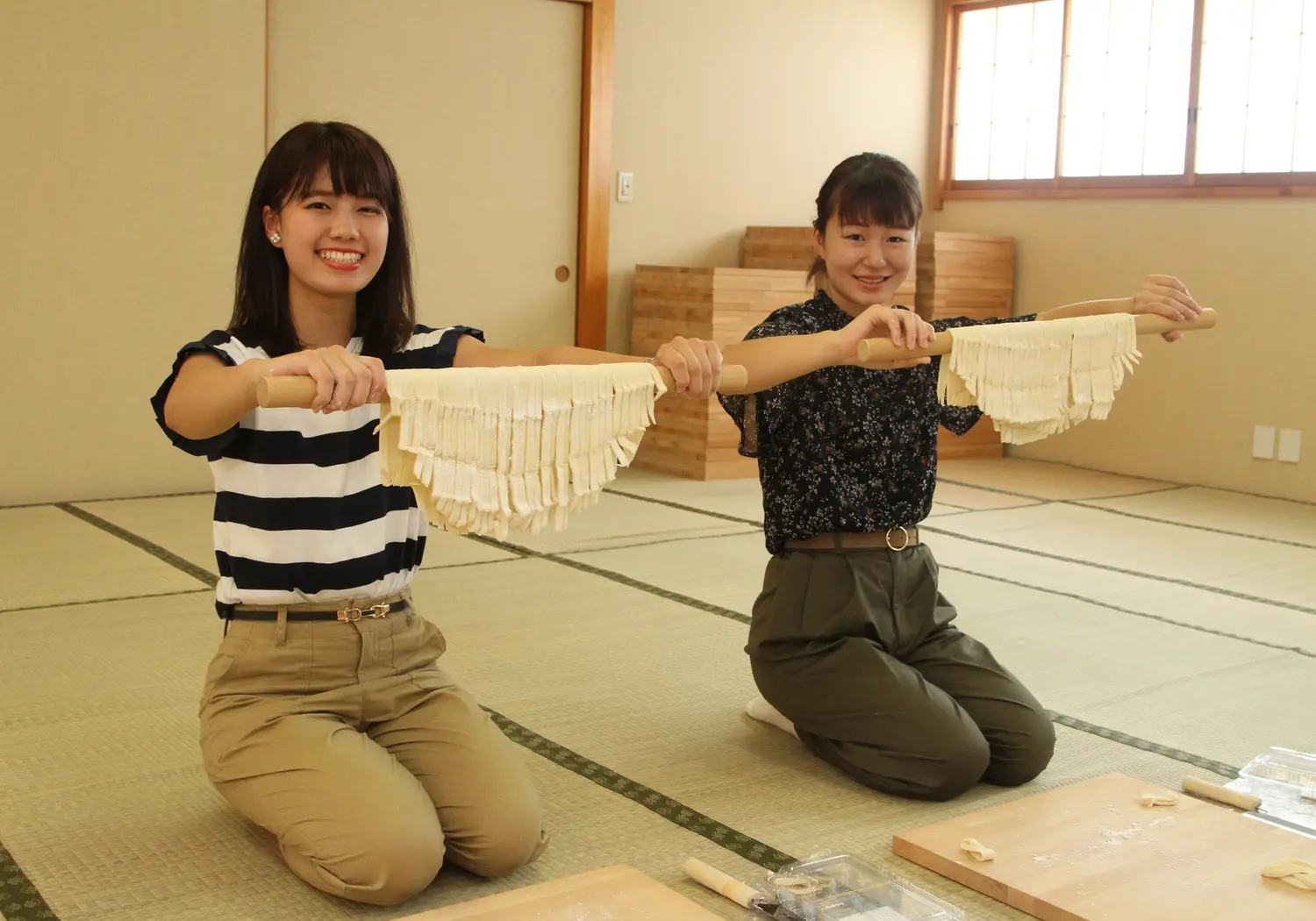 うどん打ち体験
