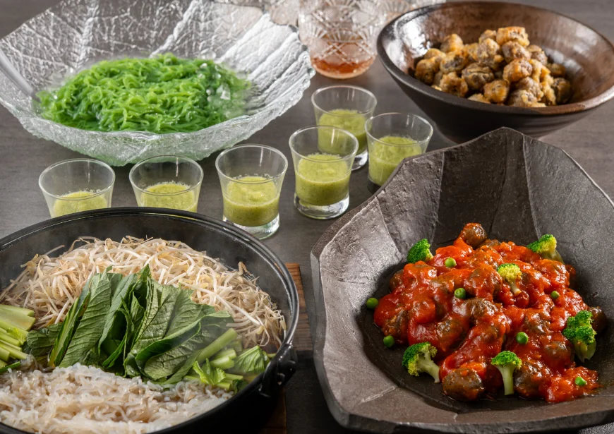 朝食ビュッフェ