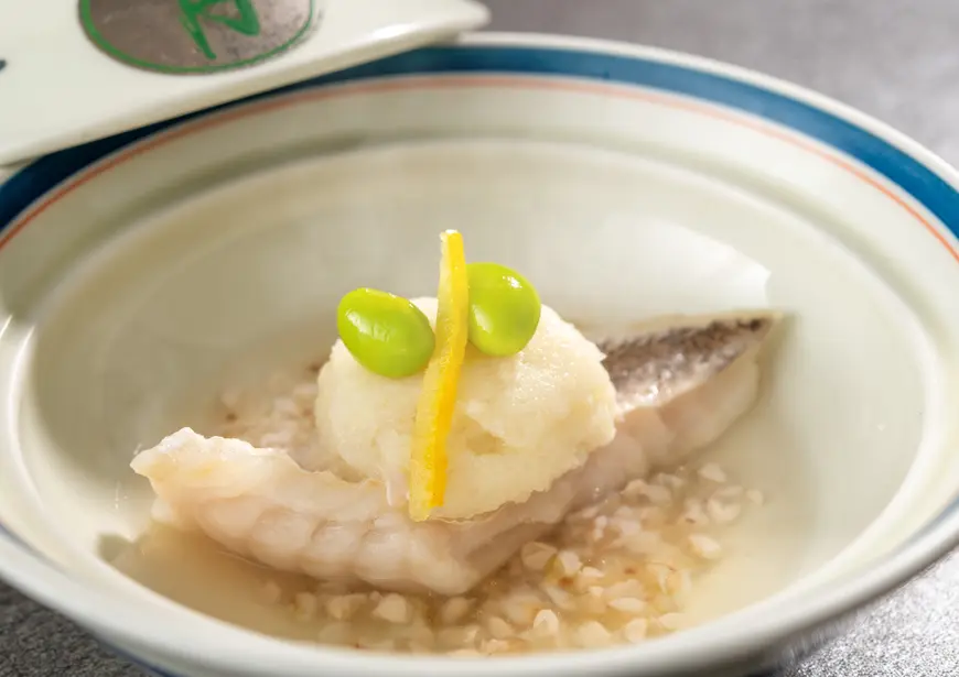 【特別会席】武州和牛の牛蒡フォンデュすき焼きと虹鱒朴葉焼きをご堪能