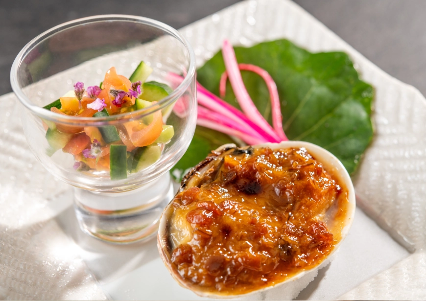 【土地の恵み会席】絶品ぼたん鍋の秩父味噌仕立て、こだわりの焼き鮎に舌鼓 