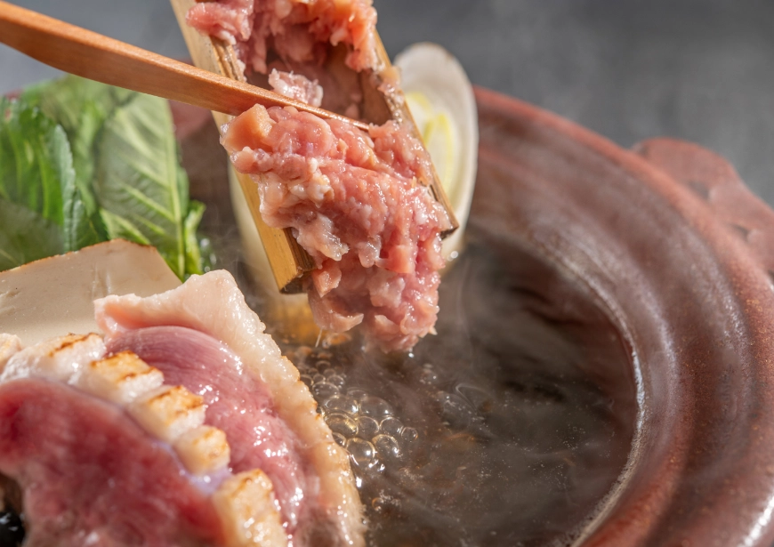 【季節の会席】合鴨モロヘイヤ鍋、岩魚オイル焼きに大満足