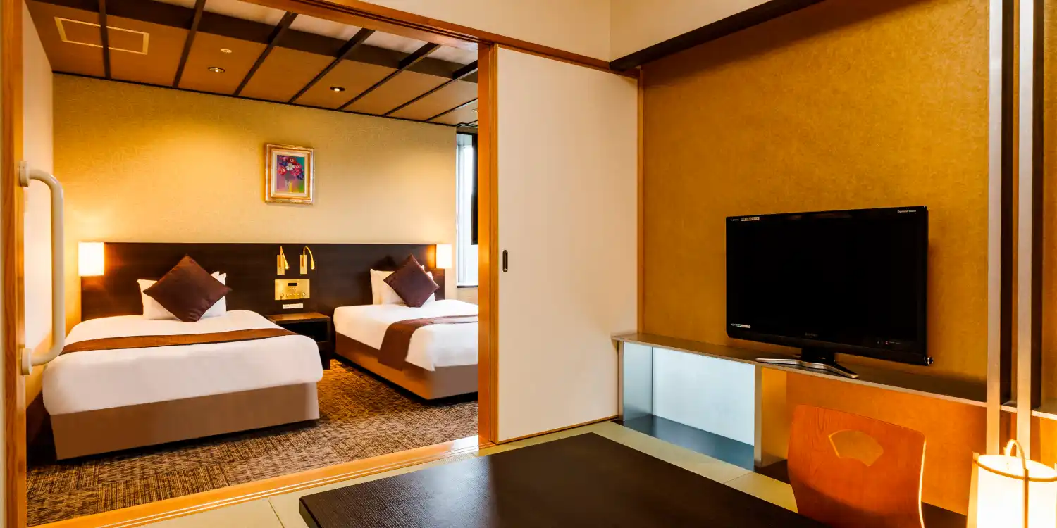 天然温泉ビューバス特別和洋室