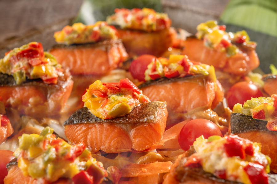 ヤシオマスのちゃんちゃん焼き