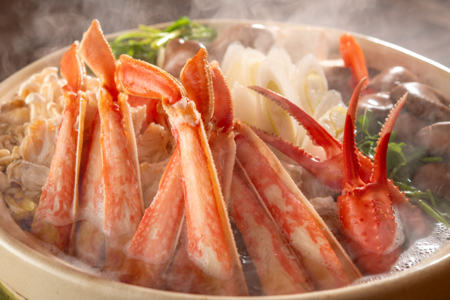 里山料理と贅沢カニづくしプラン
