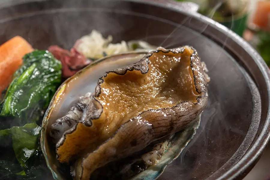 アワビ踊焼き