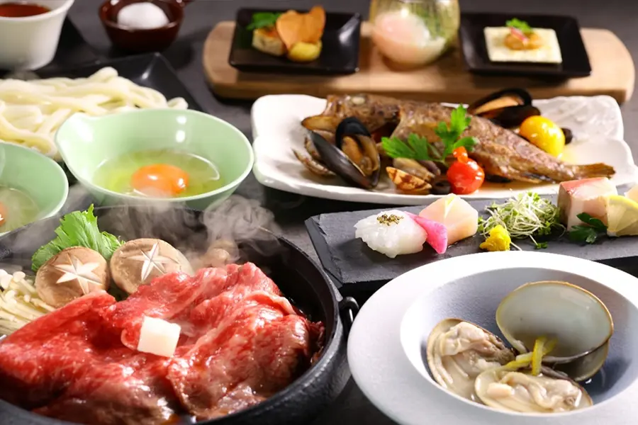 【土地の恵み会席】
